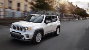 2020 White Jeep Renegade