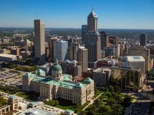 Skyline of Indianapolis, IN