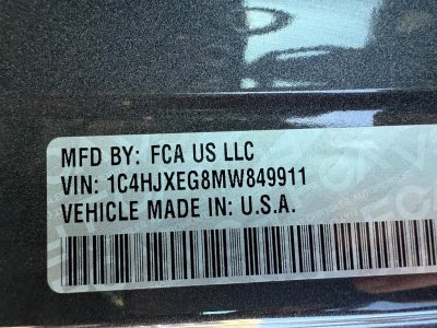 2021 Jeep Wrangler Sahara 4x4