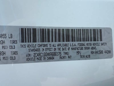 2019 Chrysler Pacifica Limited