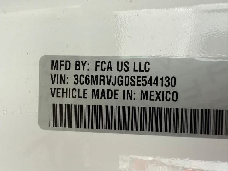 2025 RAM ProMaster Cargo Van HIGH ROOF 159' WB