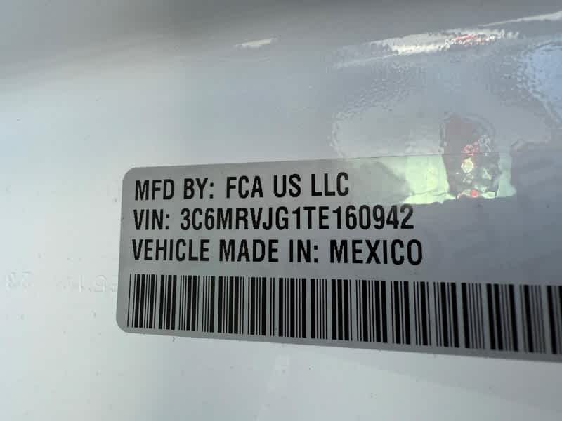 2026 RAM ProMaster HIGH ROOF 159' WB