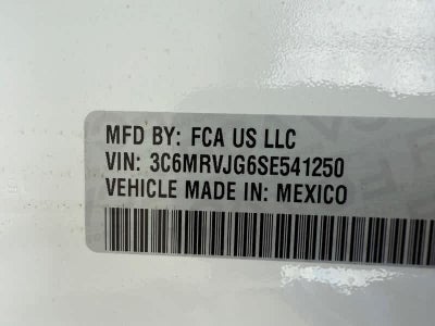 2025 RAM ProMaster Cargo Van HIGH ROOF 159' WB