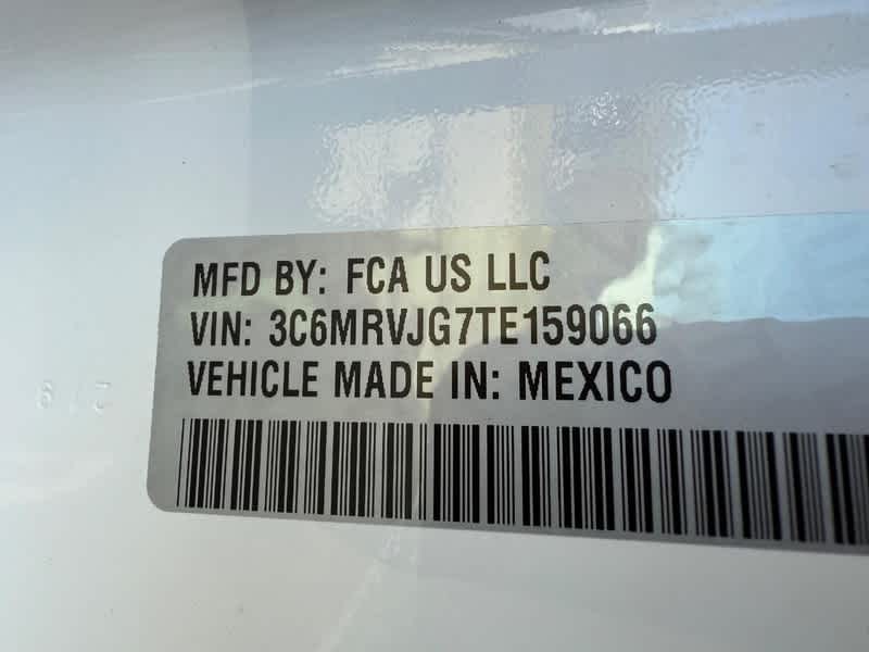2026 RAM ProMaster HIGH ROOF 159' WB