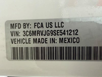 2025 RAM ProMaster Cargo Van HIGH ROOF 159' WB