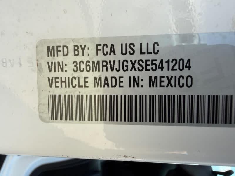 2025 RAM ProMaster Cargo Van HIGH ROOF 159' WB
