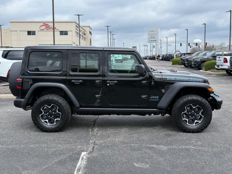 Used 2023 Jeep Wrangler 4xe Rubicon 4XE with VIN 1C4JJXR62PW609454 for sale in Greenwood, IN