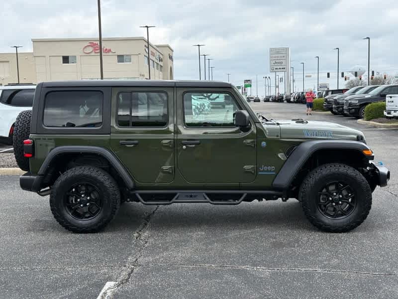 Used 2024 Jeep Wrangler 4xe Willys 4XE with VIN 1C4RJXN68RW168814 for sale in Greenwood, IN