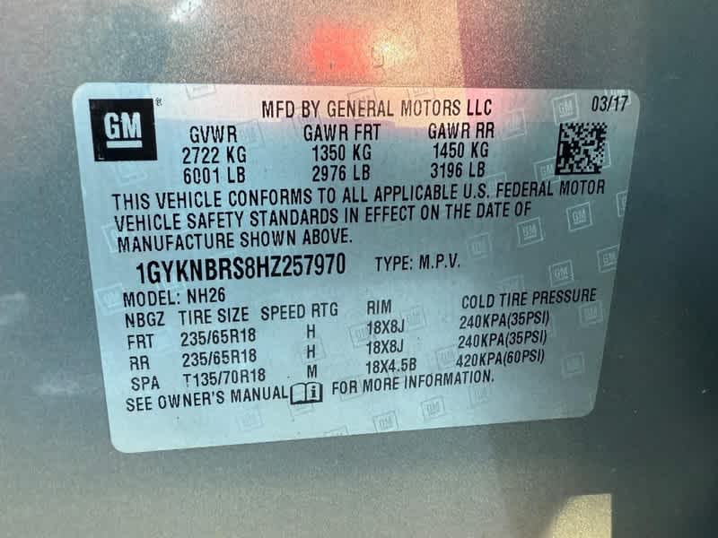 2017 Cadillac XT5 Luxury FWD