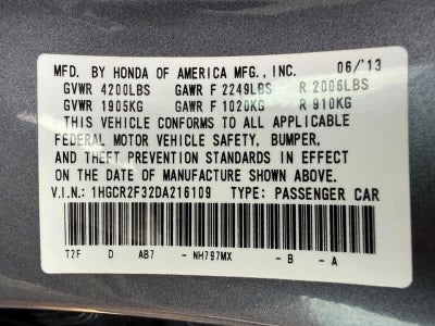 2013 Honda Accord LX