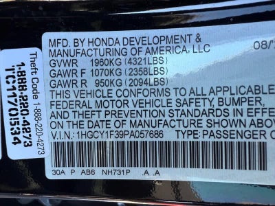 2023 Honda Accord EX