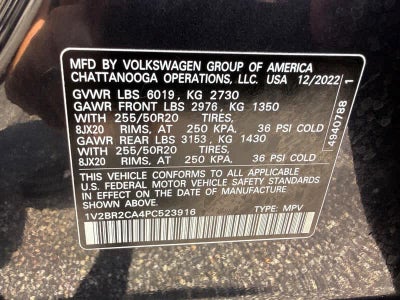 2023 Volkswagen Atlas 3.6L V6 SEL