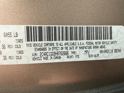 2017 Chrysler Pacifica Limited