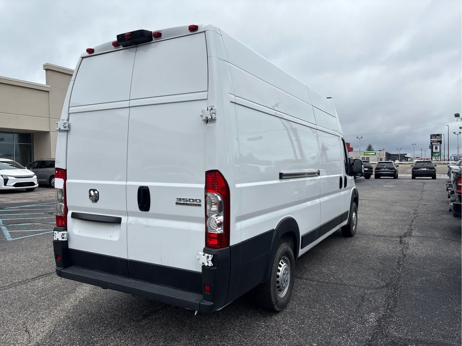 2025 RAM ProMaster 3500 Cargo Van Tradesman Super High Roof 159' WB EXT w/Pass Seat