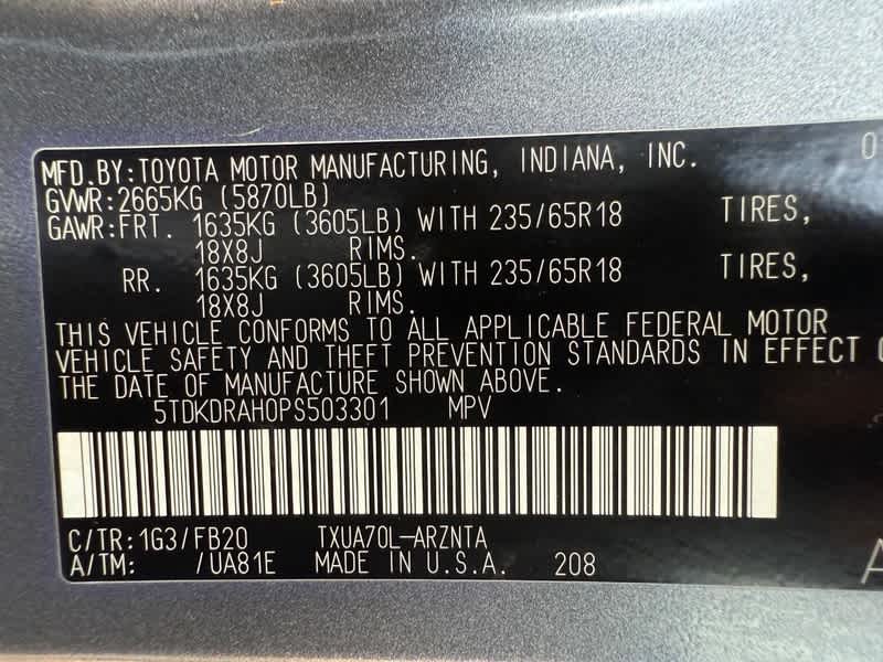 2023 Toyota Highlander L