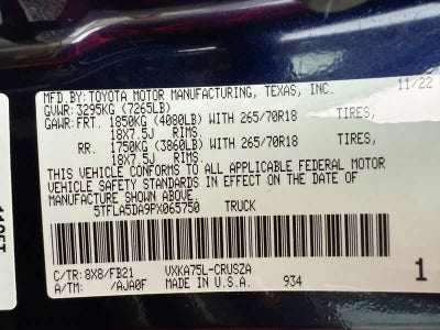 2023 Toyota Tundra SR5