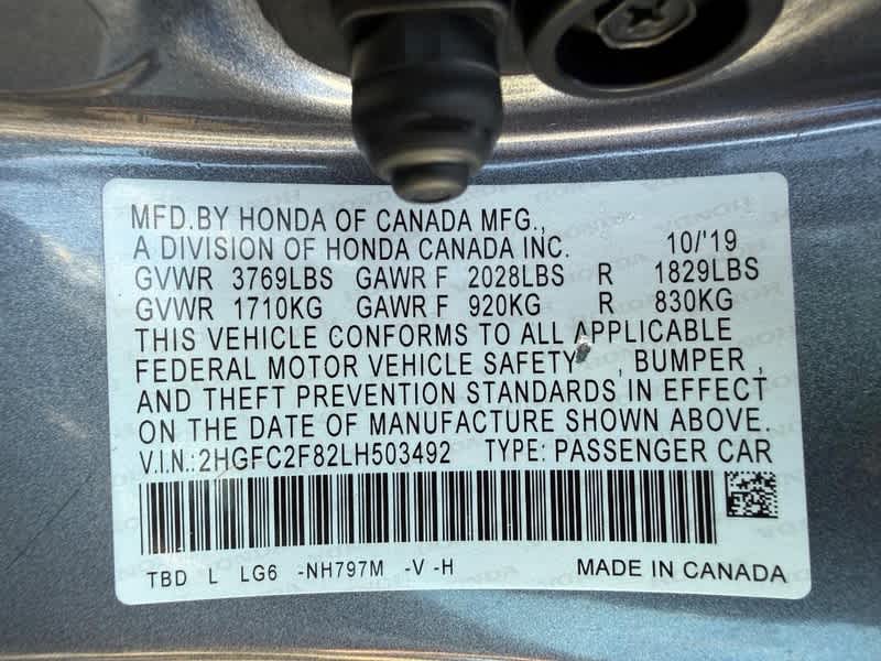 2020 Honda Civic Sport CVT