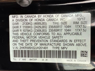 2018 Honda CR-V LX AWD