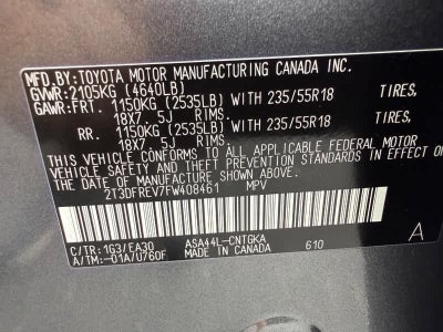 2015 Toyota RAV4 AWD 4dr Limited