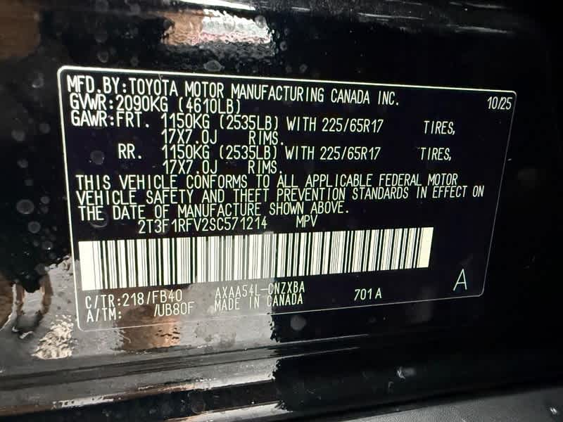 2025 Toyota RAV4 LE AWD