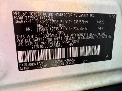 2025 Toyota RAV4 Limited AWD