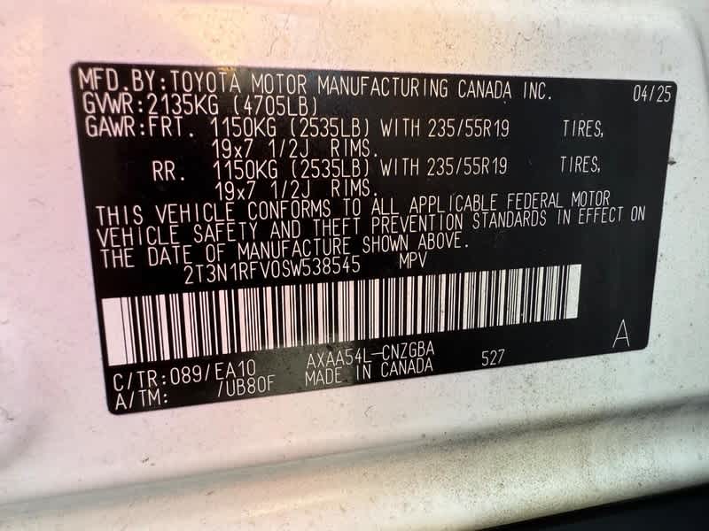 2025 Toyota RAV4 Limited AWD