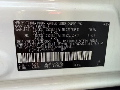 2025 Toyota RAV4 XLE AWD