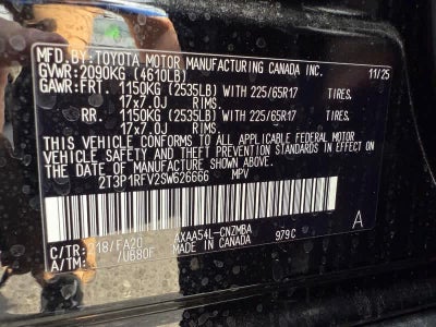 2025 Toyota RAV4 XLE AWD