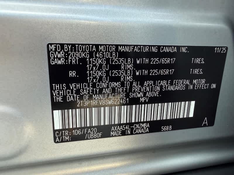 2025 Toyota RAV4 XLE AWD