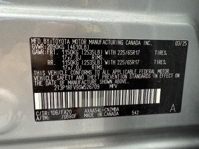 2025 Toyota RAV4 XLE AWD