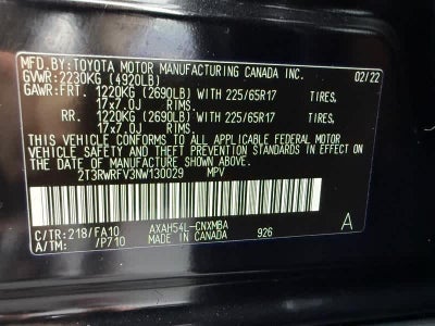 2022 Toyota RAV4 Hybrid XLE AWD