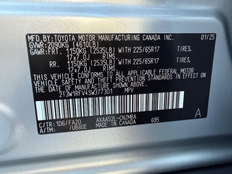 2025 Toyota RAV4 XLE FWD