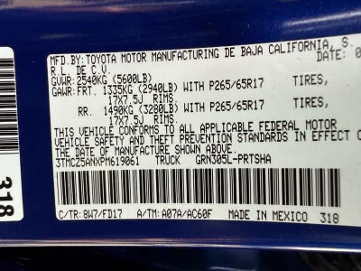 2023 Toyota Tacoma TRD Sport Double Cab 5 Bed V6 AT