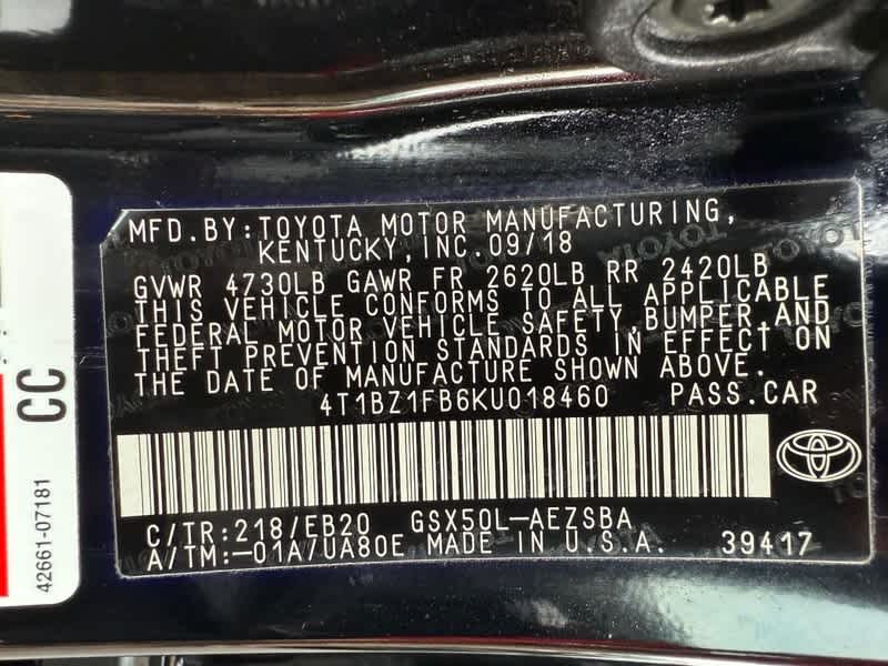 2019 Toyota Avalon Touring