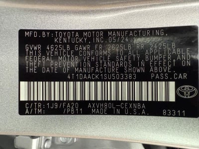 2025 Toyota Camry LE