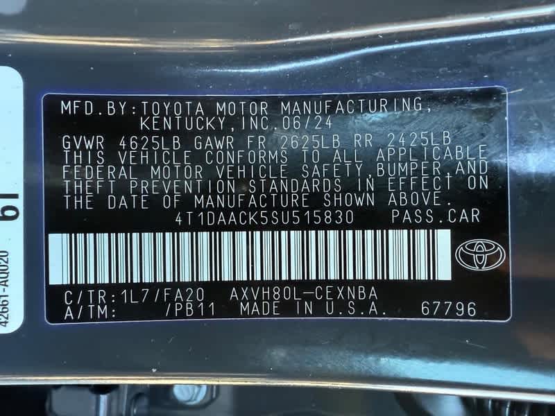 2025 Toyota Camry LE