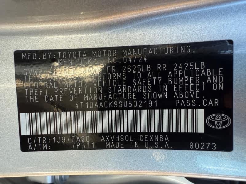 2025 Toyota Camry LE