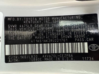 2024 Toyota Camry XSE Auto