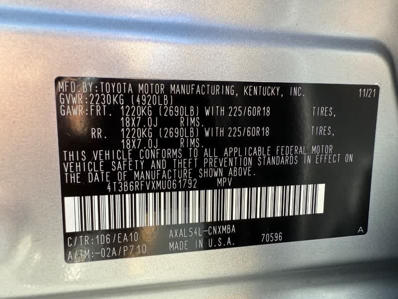 2021 Toyota RAV4 Hybrid XLE Premium AWD