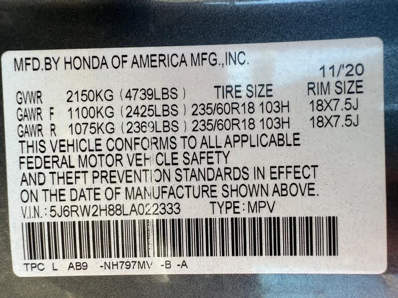 2020 Honda CR-V EX-L AWD