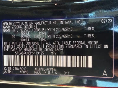 2023 Toyota Highlander Hybrid Bronze Edition AWD