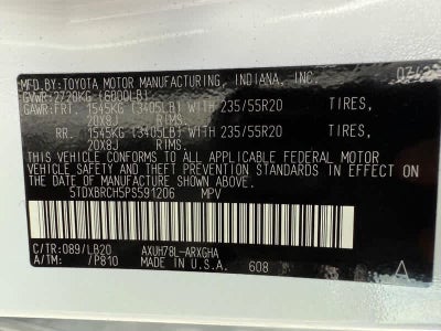 2023 Toyota Highlander Hybrid Limited AWD