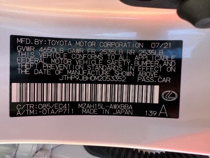 2021 Lexus UX UX 250h AWD