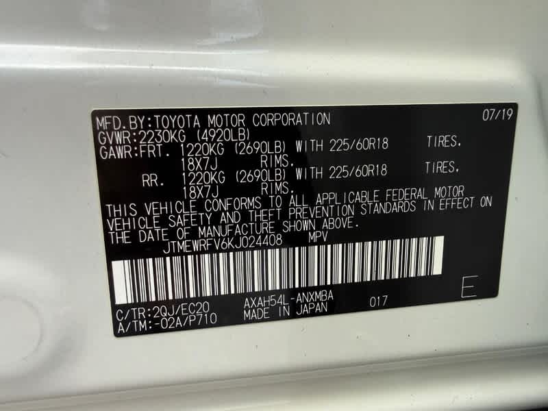 2019 Toyota RAV4 Hybrid XSE AWD