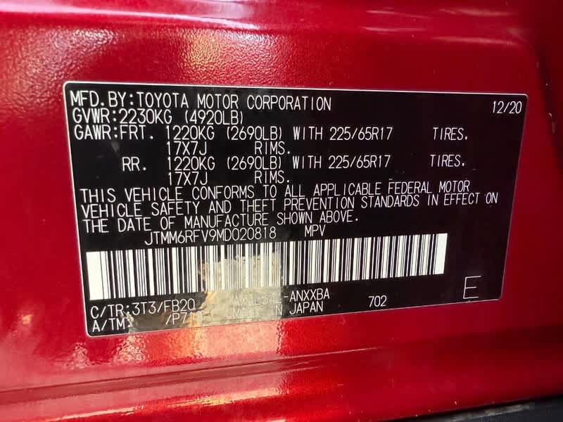 2021 Toyota RAV4 Hybrid LE AWD *Ltd Avail*